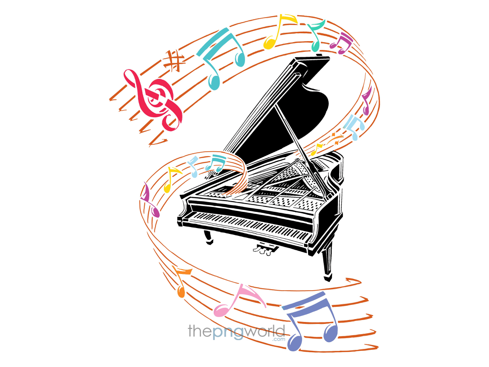 Old Piano with Music Waves Music,piano,colorful,jazz,artist,music notes,beats,classical,musical instrument,ads,stylish,art,neon,concept,modern,abstract,flyer,poster,retro,party,festival,celebration,concert